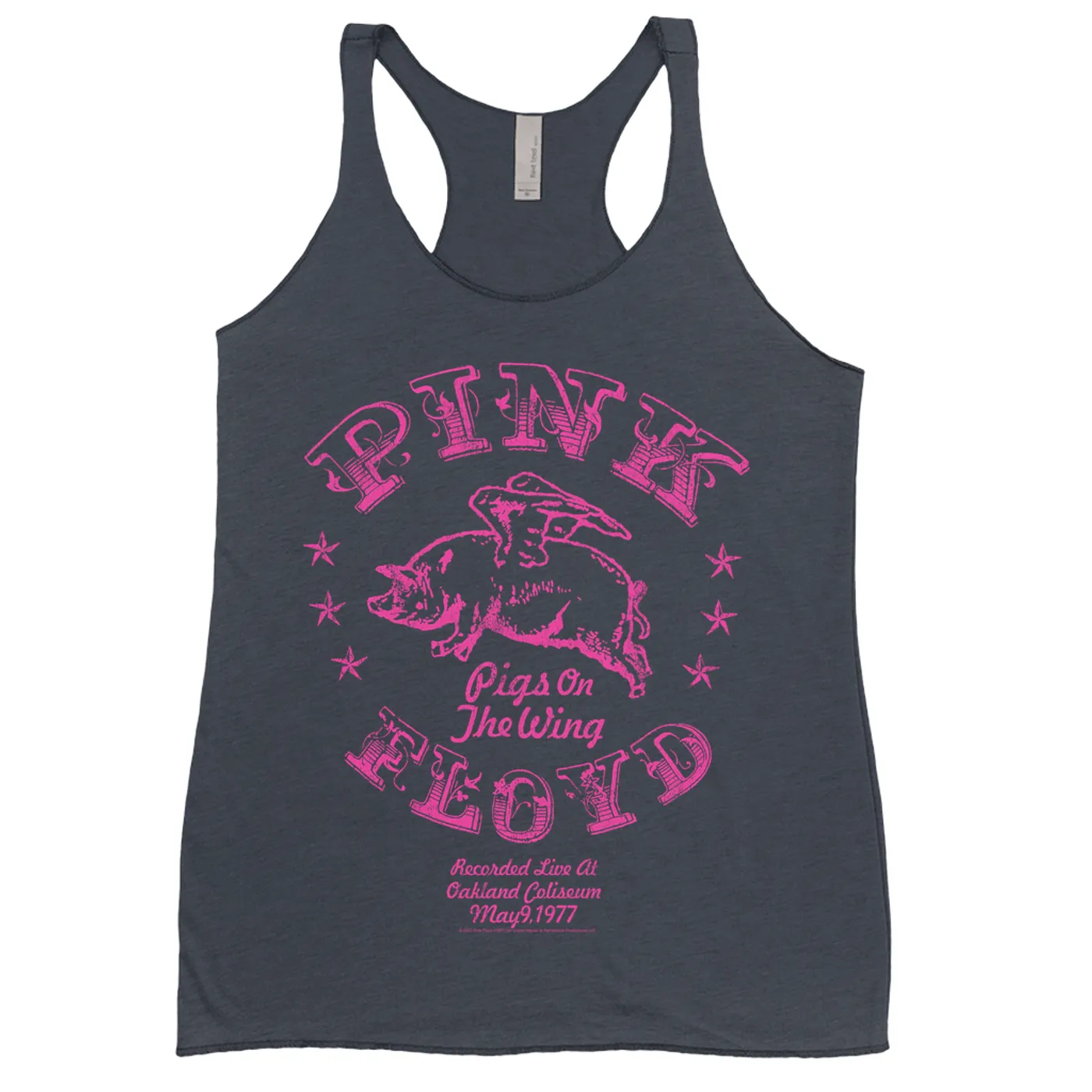 Pink Floyd Ladies' Tank Top | Pigs On The Wing Pink Floyd Shirt