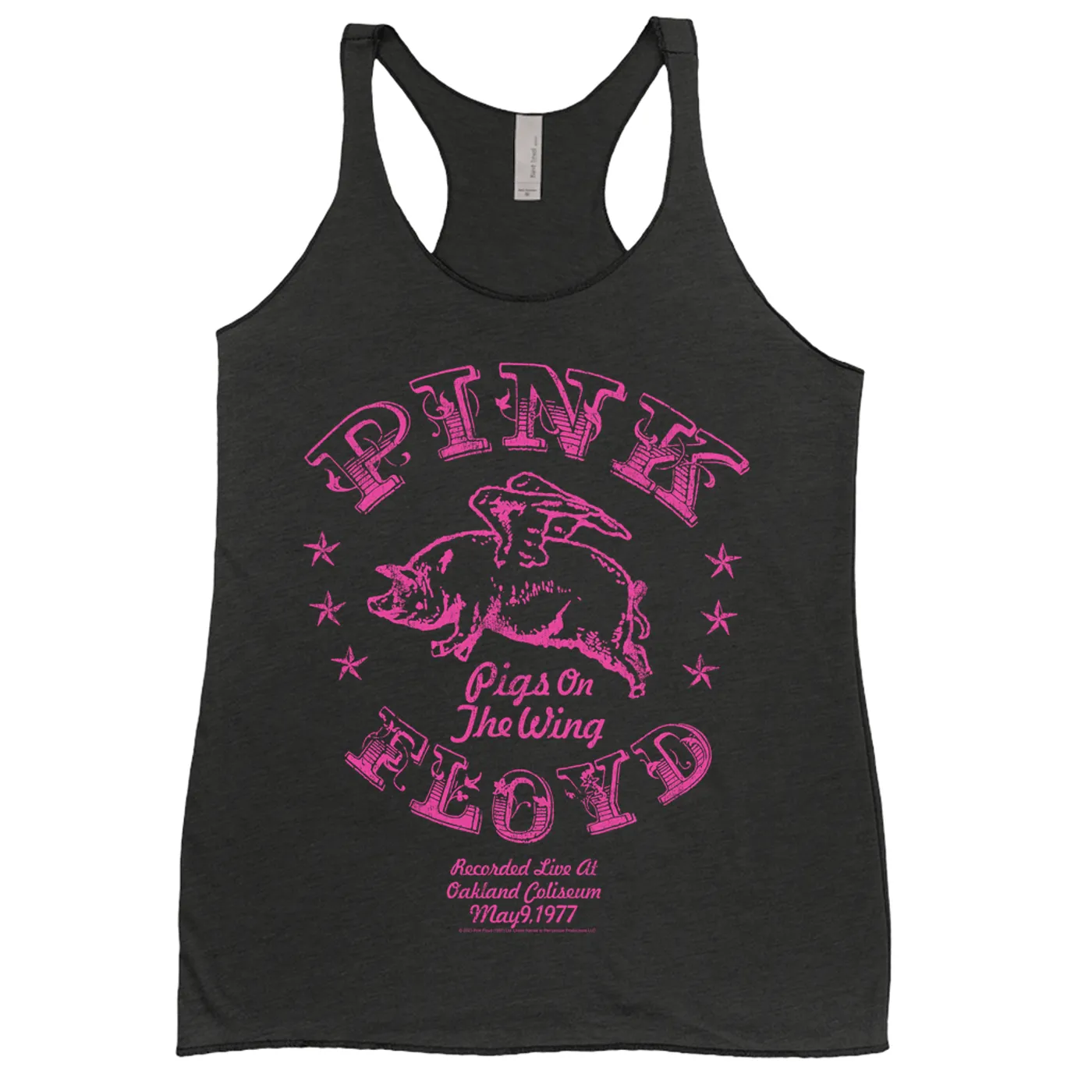 Pink Floyd Ladies' Tank Top | Pigs On The Wing Pink Floyd Shirt