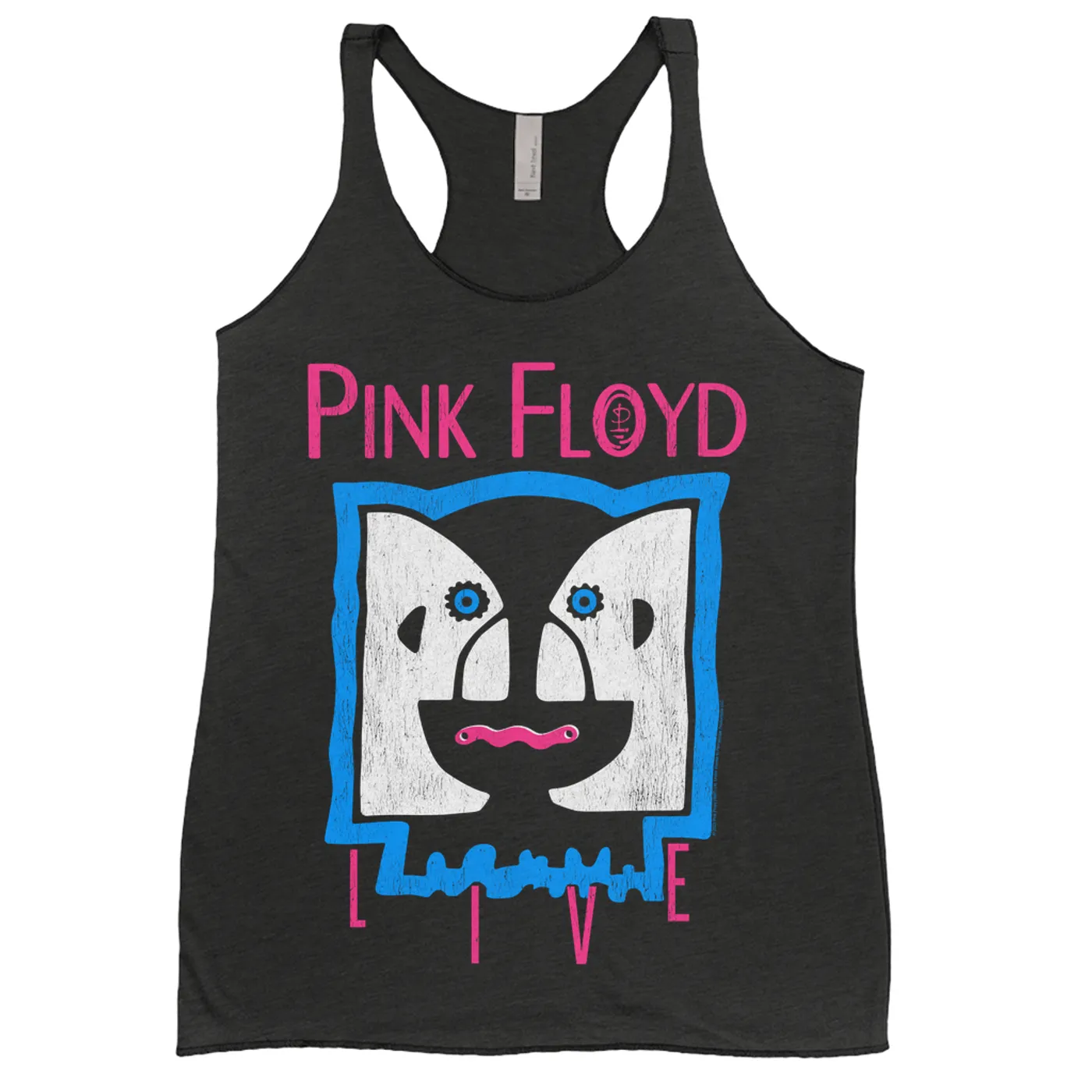 Pink Floyd Ladies' Tank Top | Division Bell LIVE Distressed Pink Floyd Shirt
