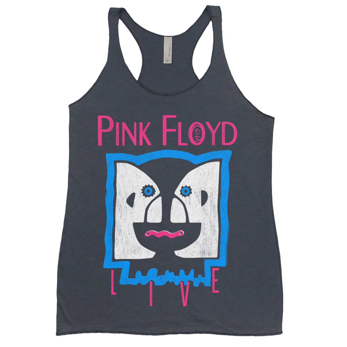 Pink Floyd Ladies' Tank Top | Division Bell LIVE Distressed Pink Floyd Shirt