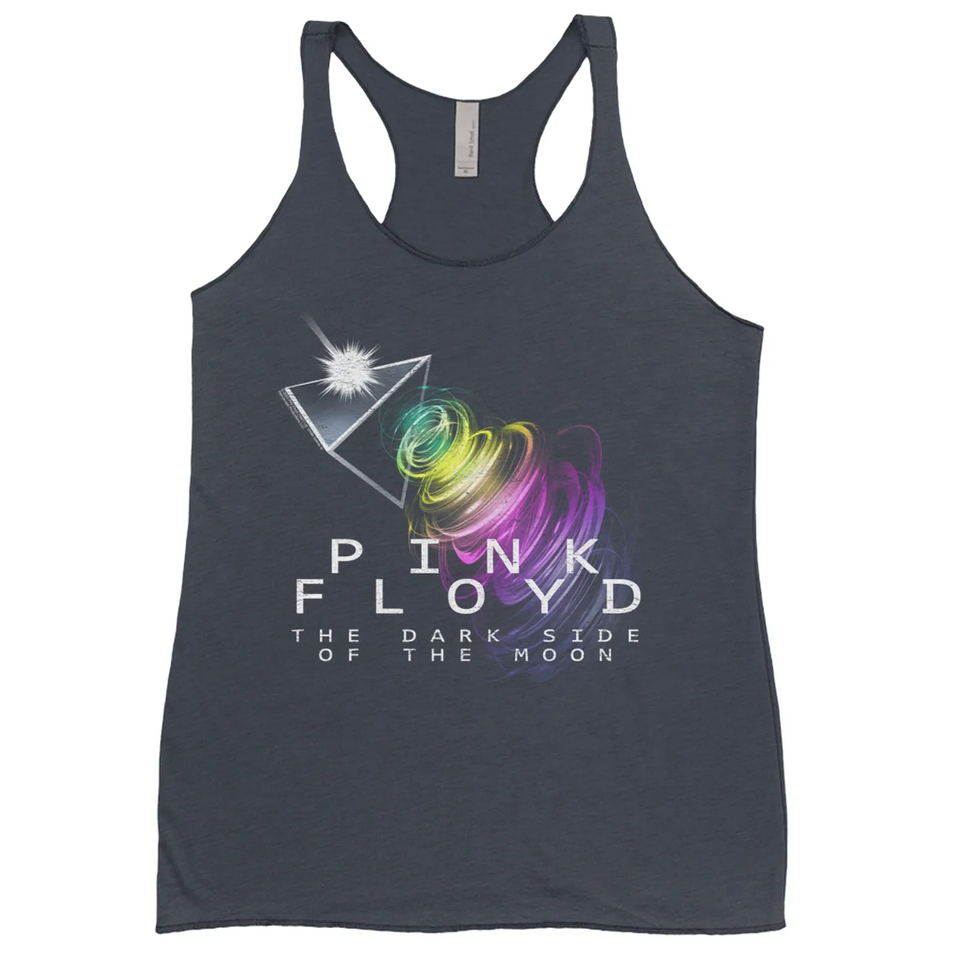 Pink Floyd Ladies' Tank Top | Dark Side Of The Moon Energy Cyclone Pink Floyd Shirt