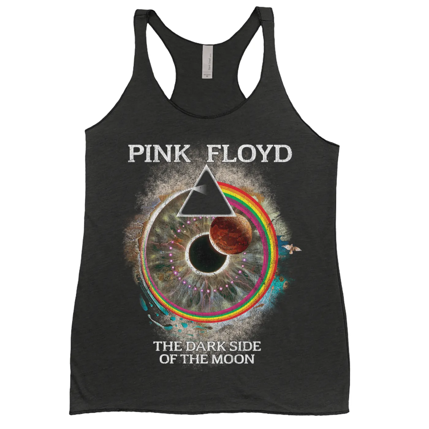 Pink Floyd Ladies' Tank Top | Dark Side Of The Moon Pulse Remix Pink Floyd Shirt