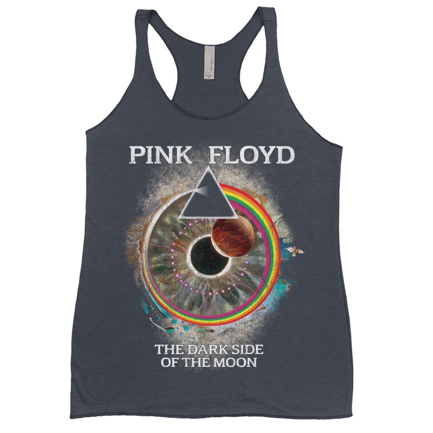 Pink Floyd Ladies' Tank Top | Dark Side Of The Moon Pulse Remix Pink Floyd Shirt