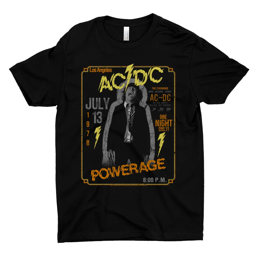 T-Shirt | Powerage Los Angeles July 1978 Distressed Shirt