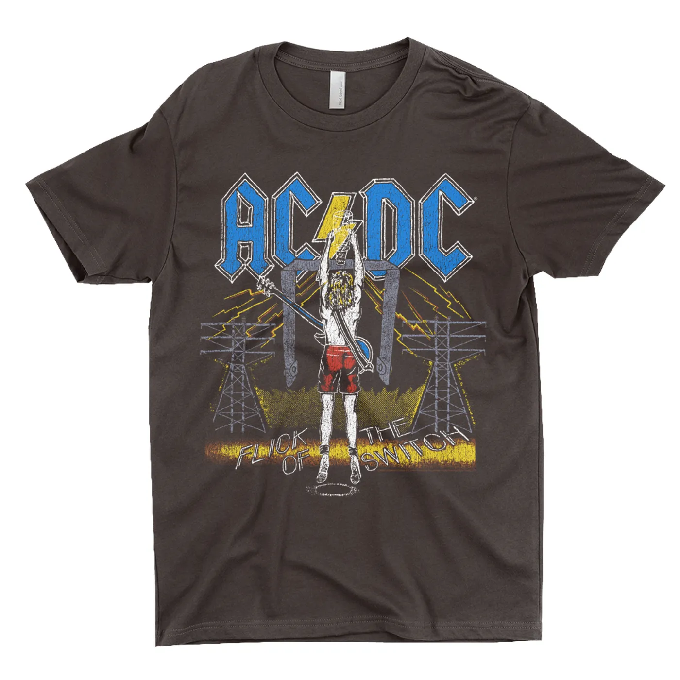 AC/DC T-Shirt | Flick Of The Switch Electricity ACDC Shirt
