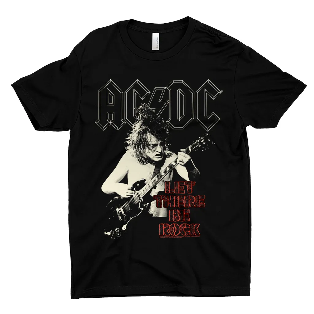 T-Shirt | Angus Young Let There Be Rock Distressed Shirt