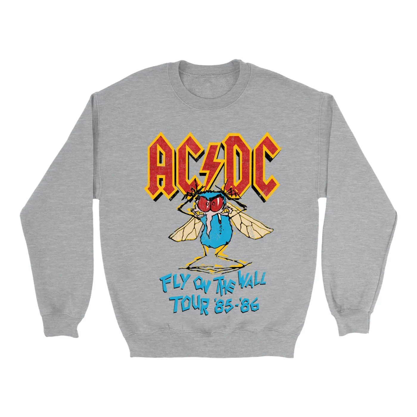 AC/DC Sweatshirt | Fly On The Wall Tour 1985-1986 ACDC Sweatshirt