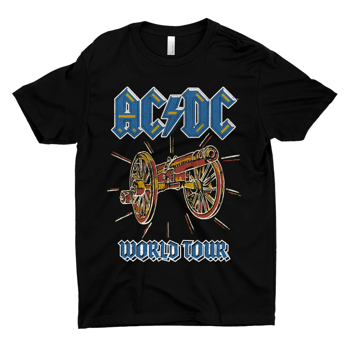 AC/DC T-Shirt | World Tour For Those About To Rock Cannon Image ACDC Shirt