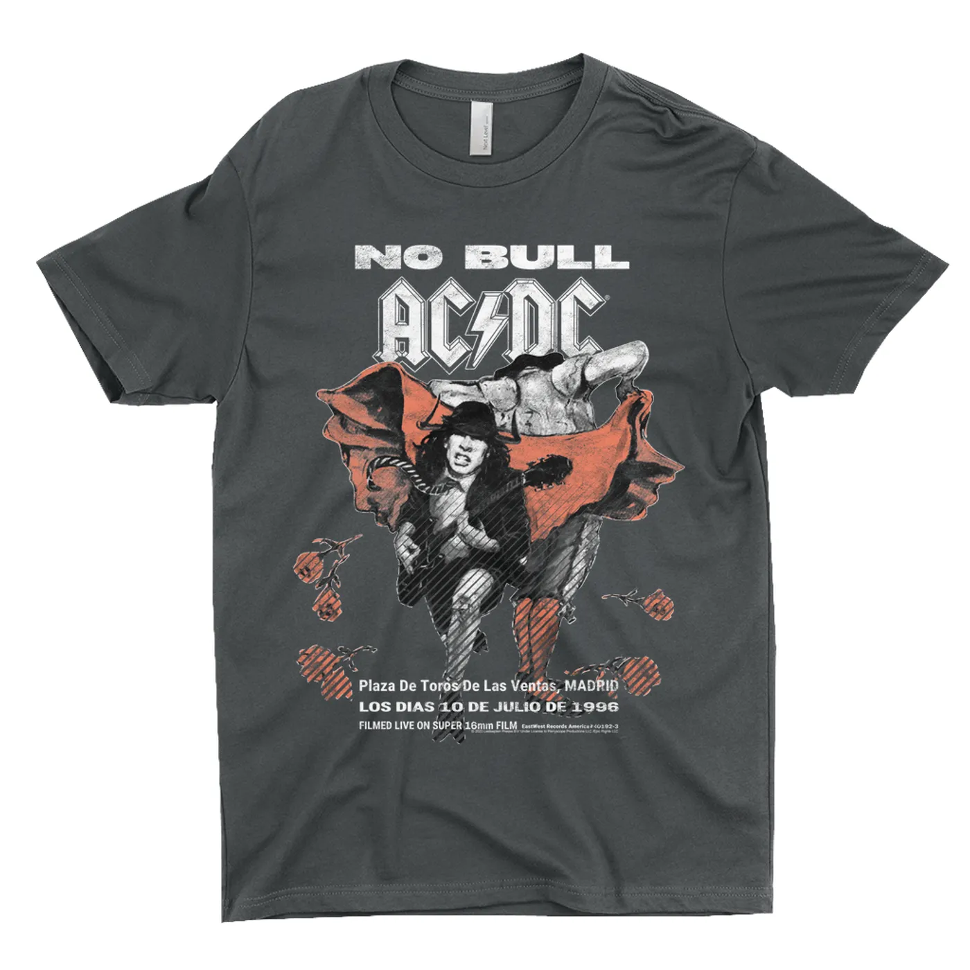 AC/DC T-Shirt | No Bull Concert Poster Image ACDC Shirt