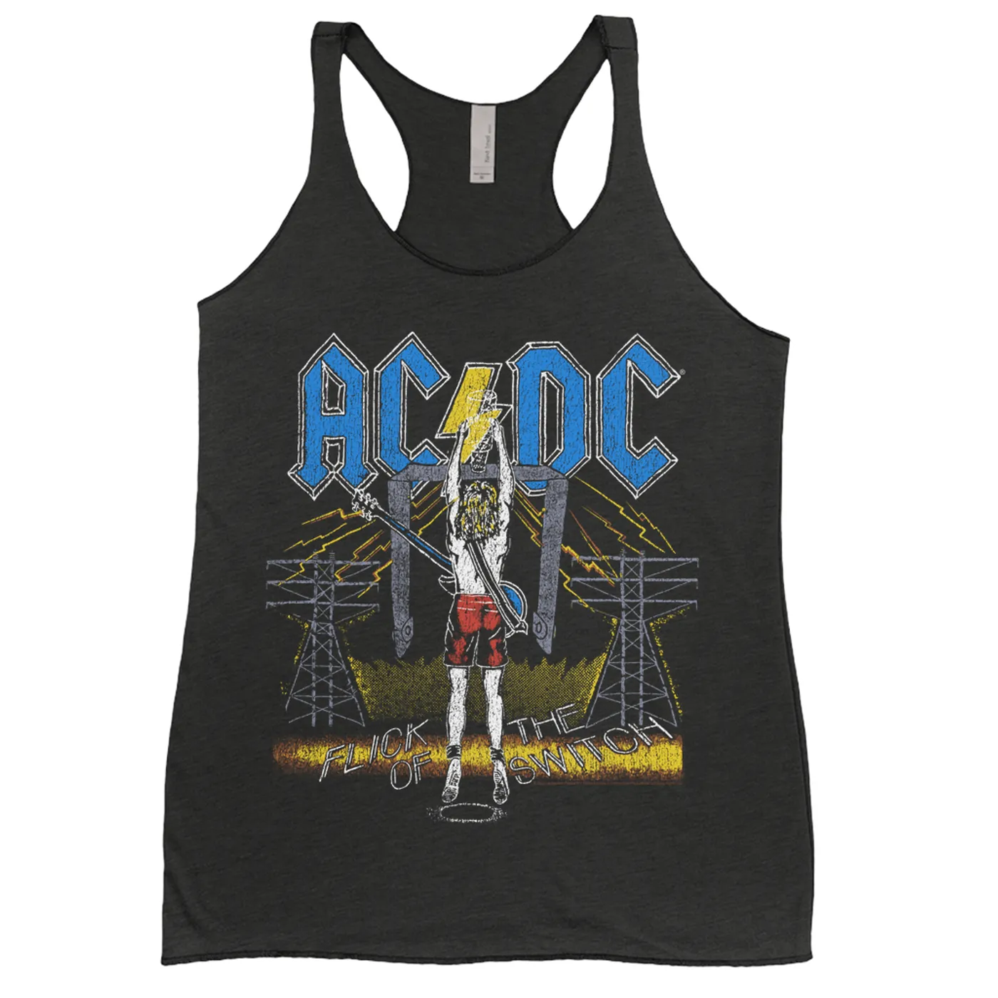 AC/DC Ladies' Tank Top | Flick Of The Switch Electricity ACDC Shirt