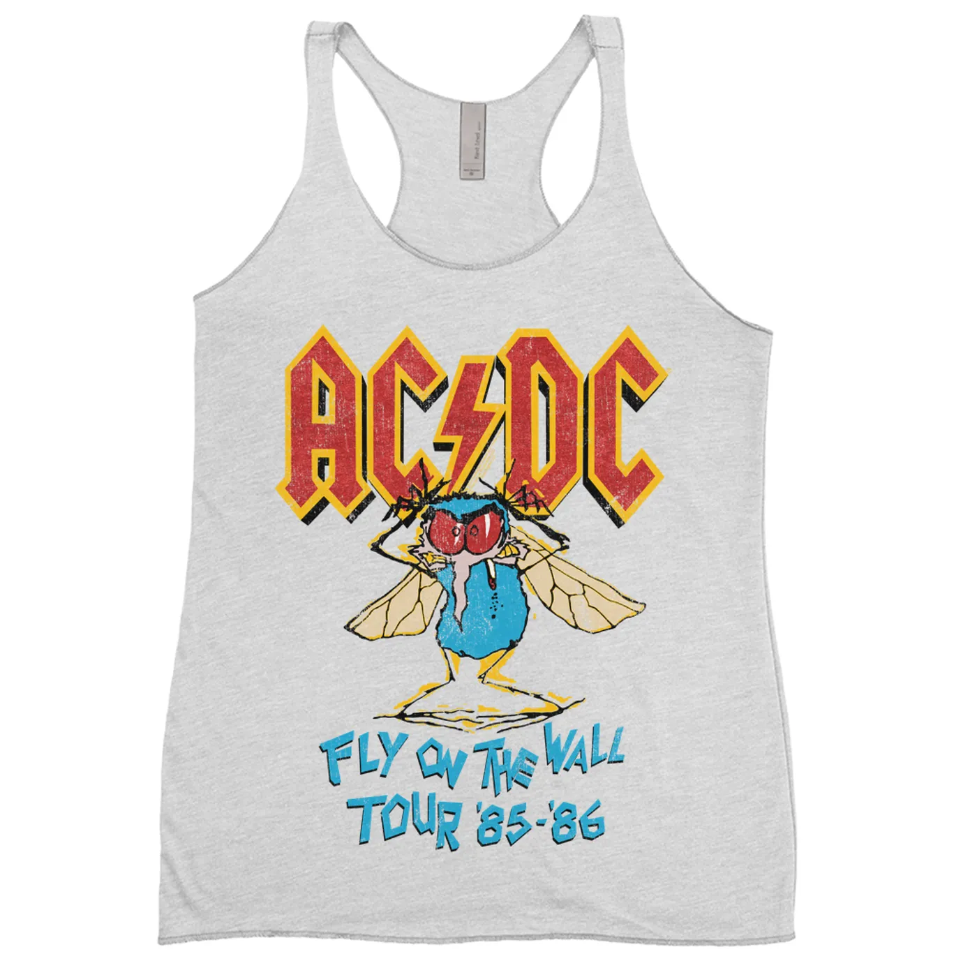 AC/DC Ladies' Tank Top | Fly On The Wall Tour 1985-1986 ACDC Shirt