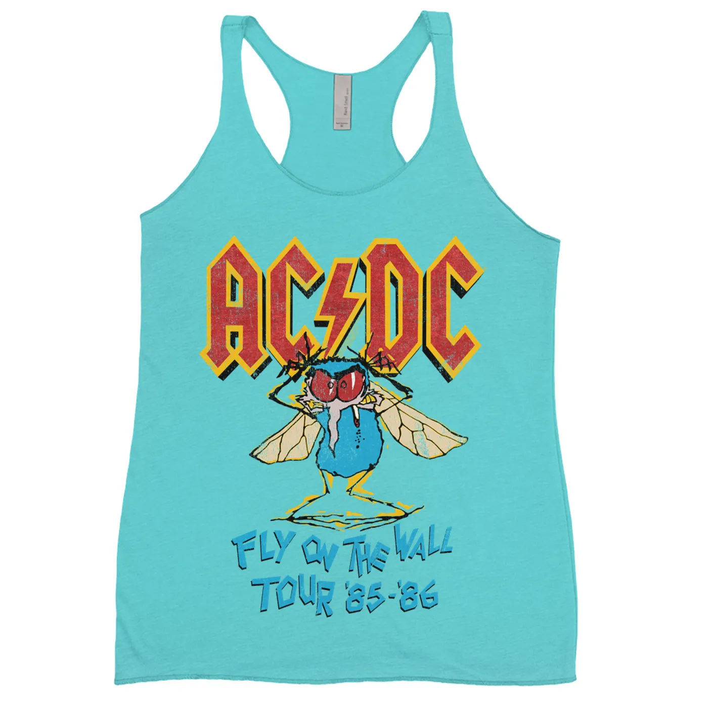 AC/DC Ladies' Tank Top | Fly On The Wall Tour 1985-1986 ACDC Shirt
