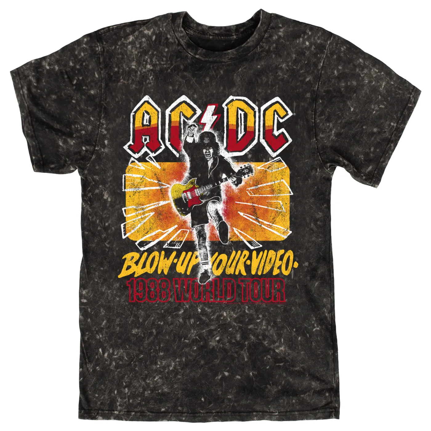 AC/DC T-shirt | Blow Up Your Video 1988 World Tour ACDC Mineral Wash Shirt