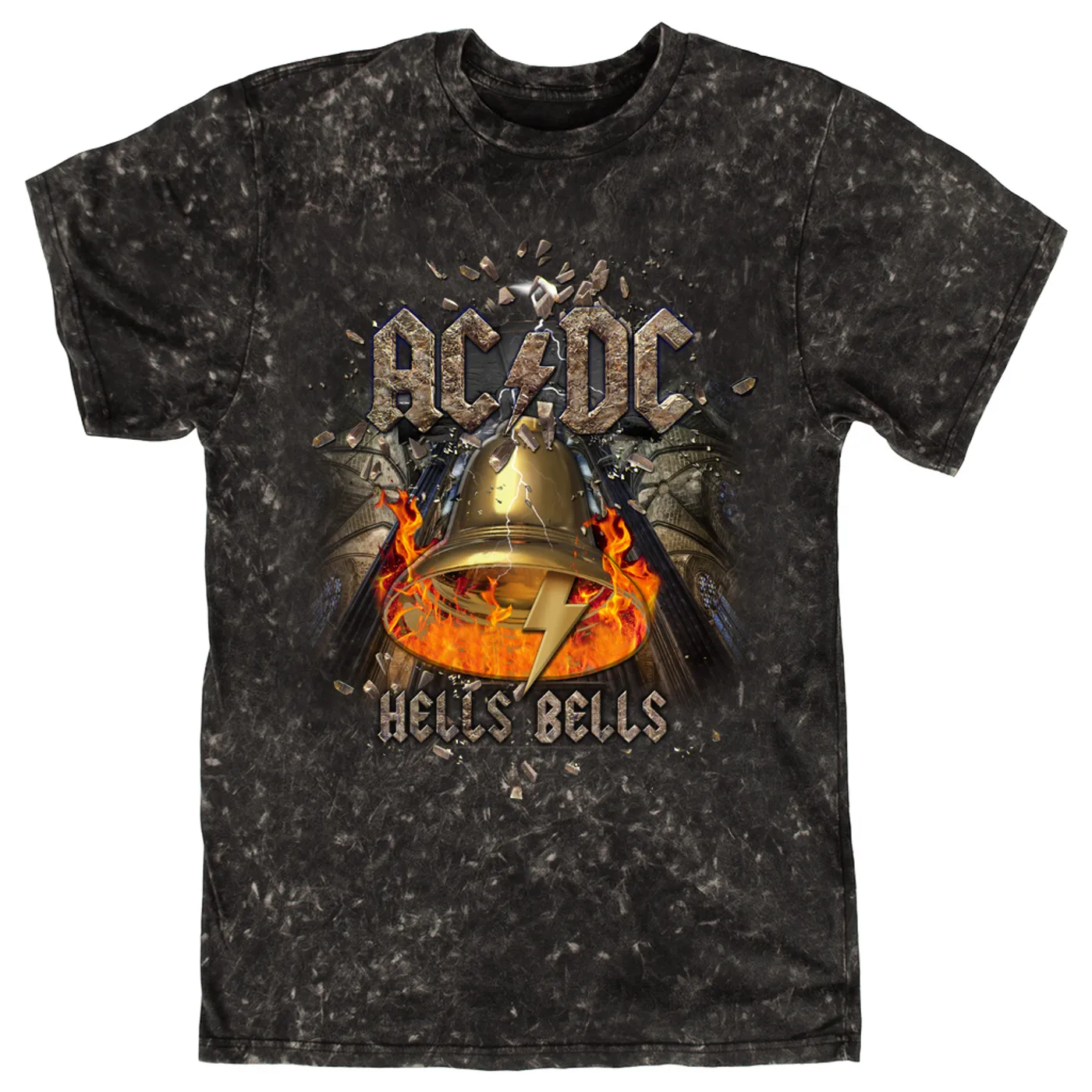 AC/DC T-shirt | Hells Bells Adelaide ACDC Mineral Wash Shirt