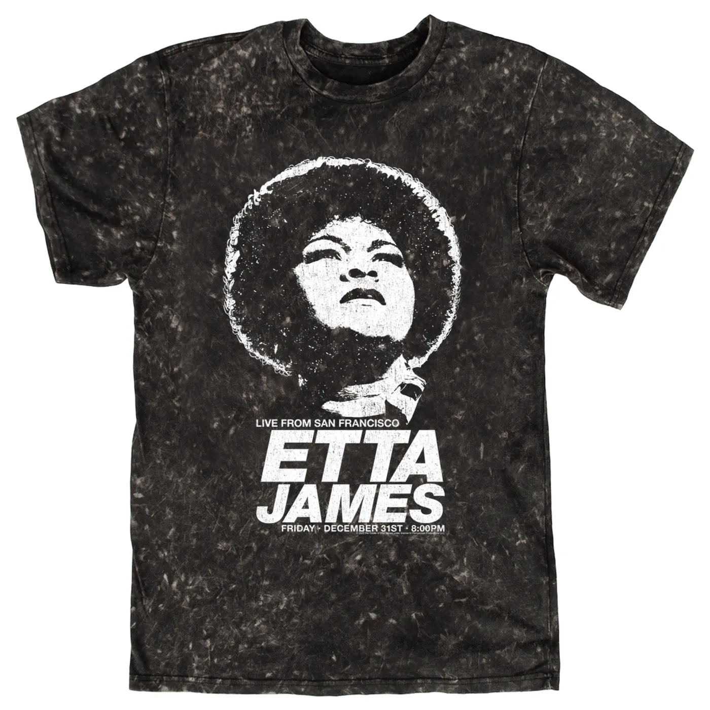 Etta James T-shirt | Live From San Francisco Etta James Mineral Wash Shirt