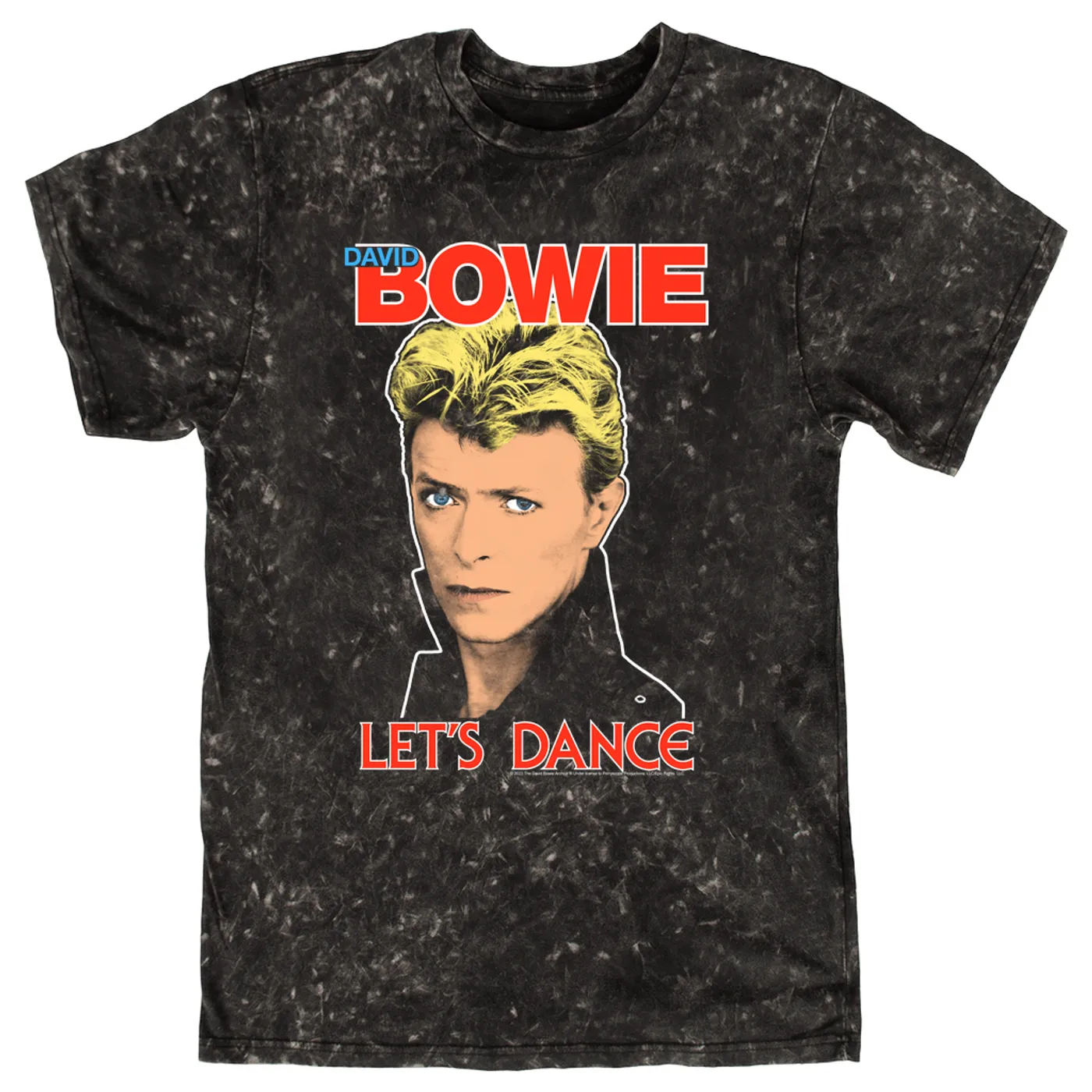 David Bowie T-shirt | Let's Dance Classic (Merchbar Exclusive) David Bowie Mineral Wash Shirt