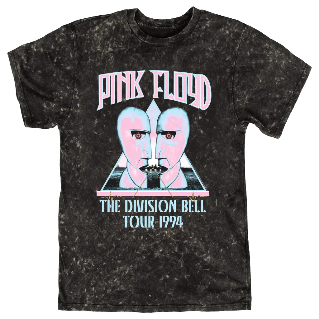 T-shirt | Colorful Division Bell 1994 Tour Design Mineral Wash Shirt