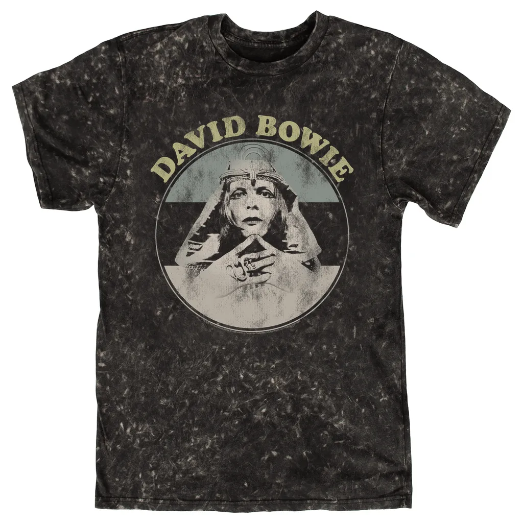 T-shirt | Pastel Bowie Sphinx Image Distressed Mineral Wash Shirt