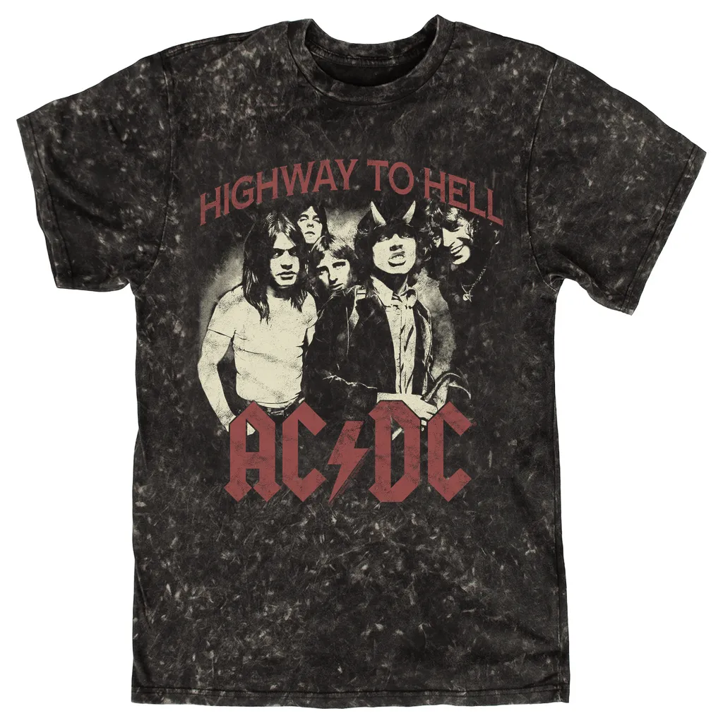 T-shirt | Highway To Hell Retro Mineral Wash Shirt