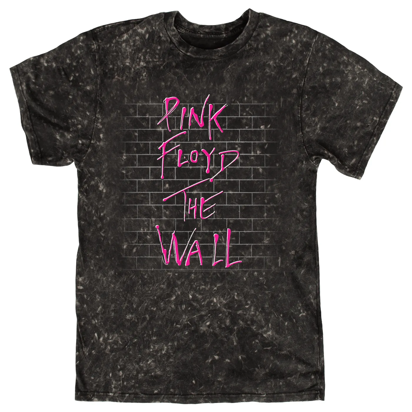 Pink Floyd T-shirt | Hot Pink The Wall Pink Floyd Mineral Wash Shirt