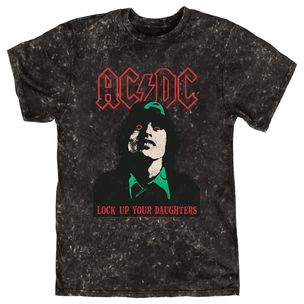 T-shirt | Lock Up Your Daughters Seeing Red Distressed Mineral Wash Shirt