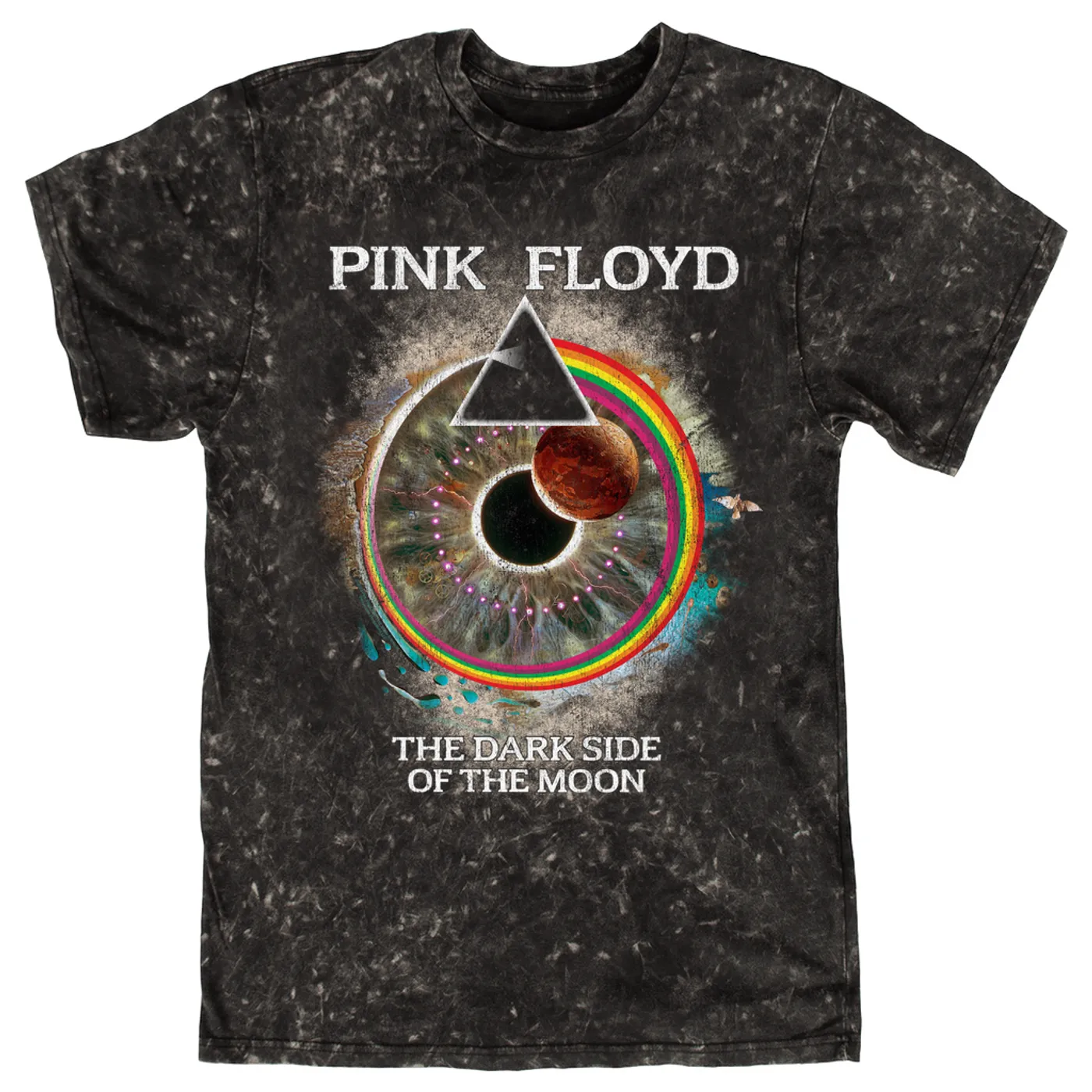 Pink Floyd T-shirt | Dark Side Of The Moon Pulse Remix Pink Floyd Mineral Wash Shirt