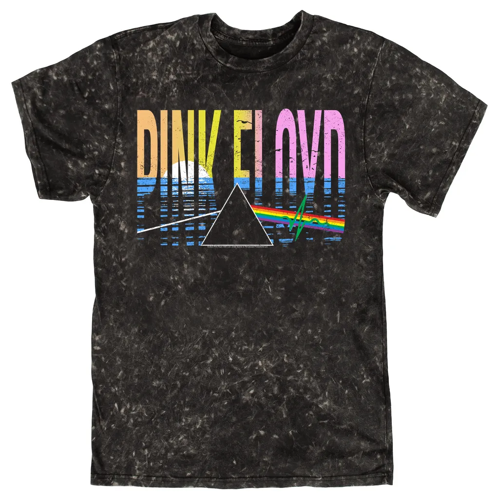T-shirt | Dark Side Of The Moon Tropical Sunset Mineral Wash Shirt