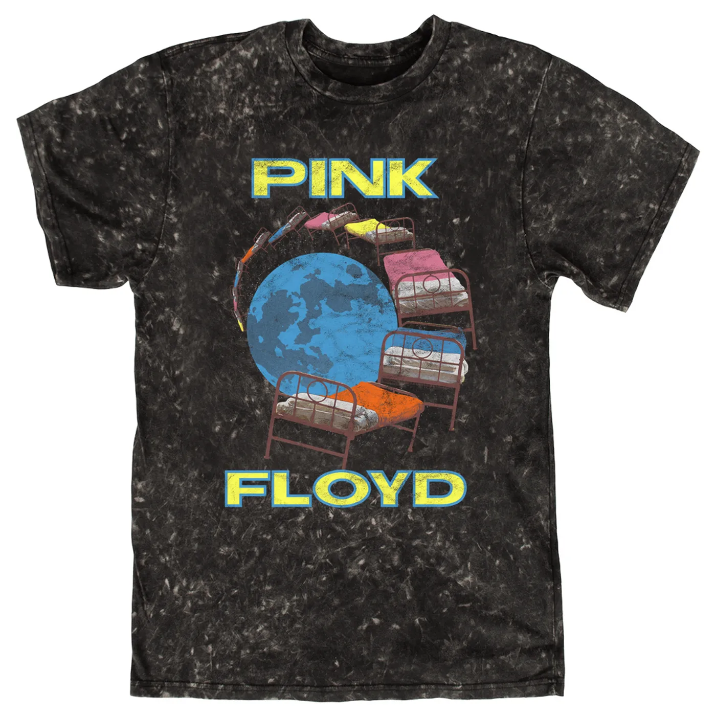 Pink Floyd T-shirt | Momentary Lapse Of Reason World Tour Pink Floyd Mineral Wash Shirt