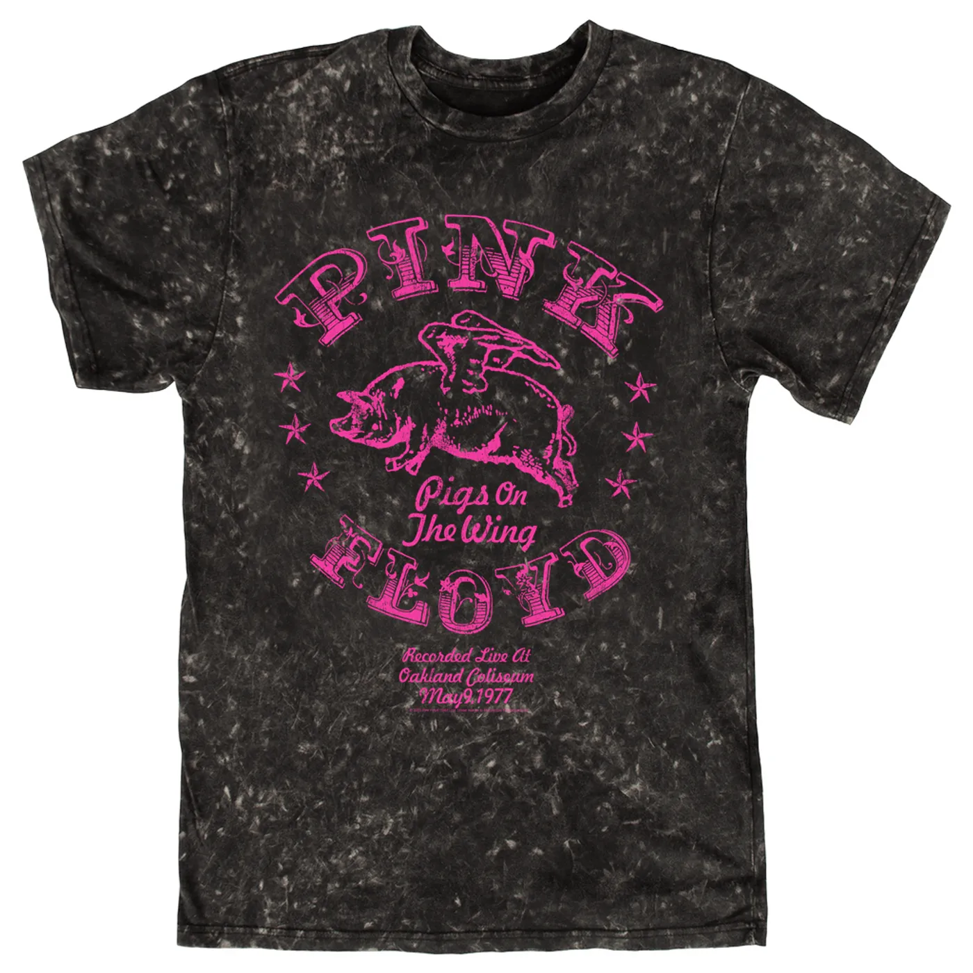 Pink Floyd T-shirt | Pigs On The Wing Pink Floyd Mineral Wash Shirt
