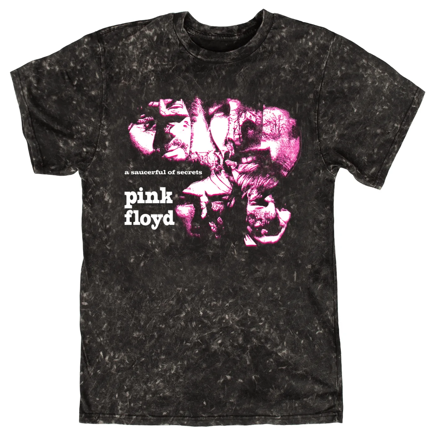 Pink Floyd T-shirt | A Saucerful Of Secrets Album Image Pink Floyd Mineral Wash Shirt