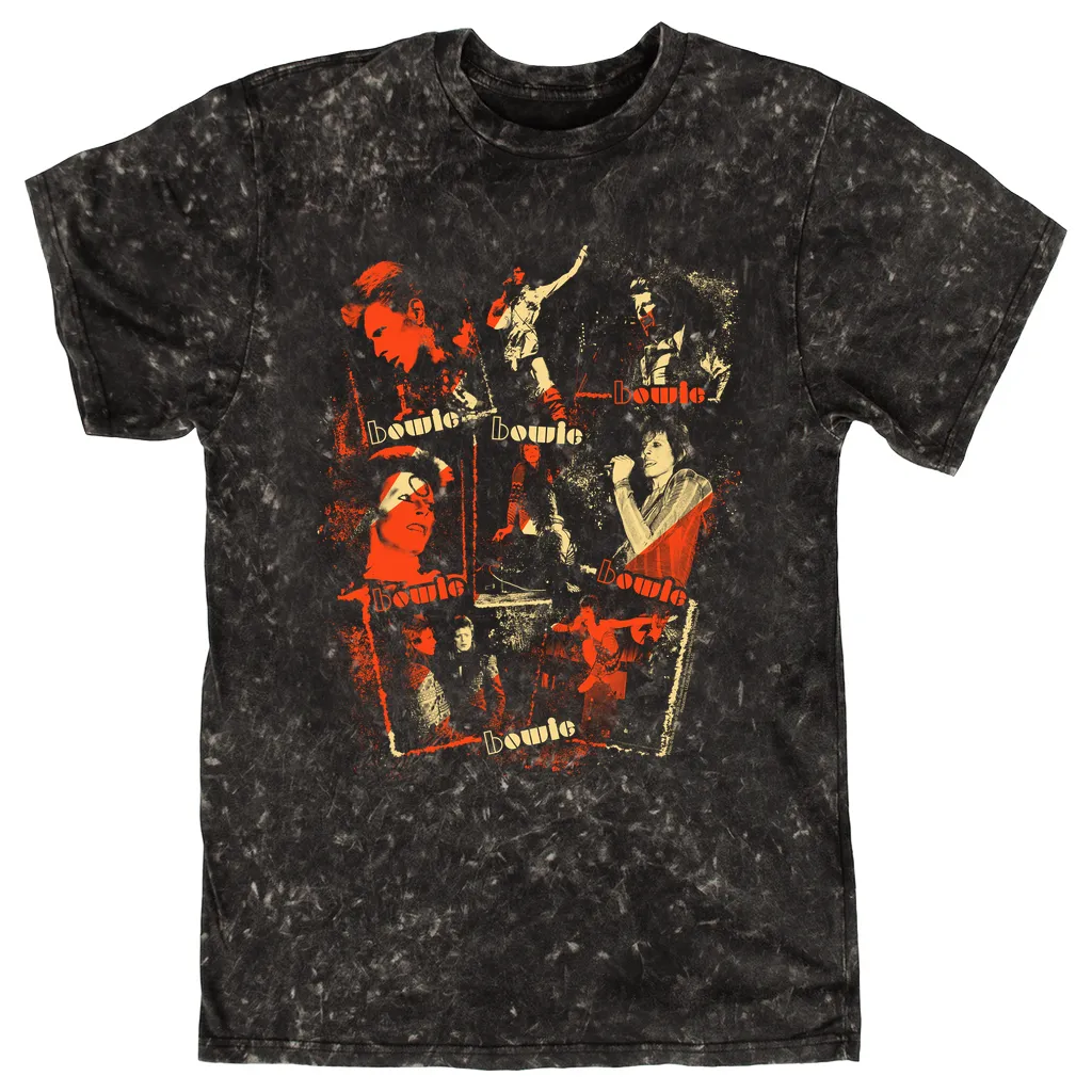 T-shirt | Ziggy Stardust Photo Collage Distressed (Equineop Exclusive) Mineral Wash Shirt