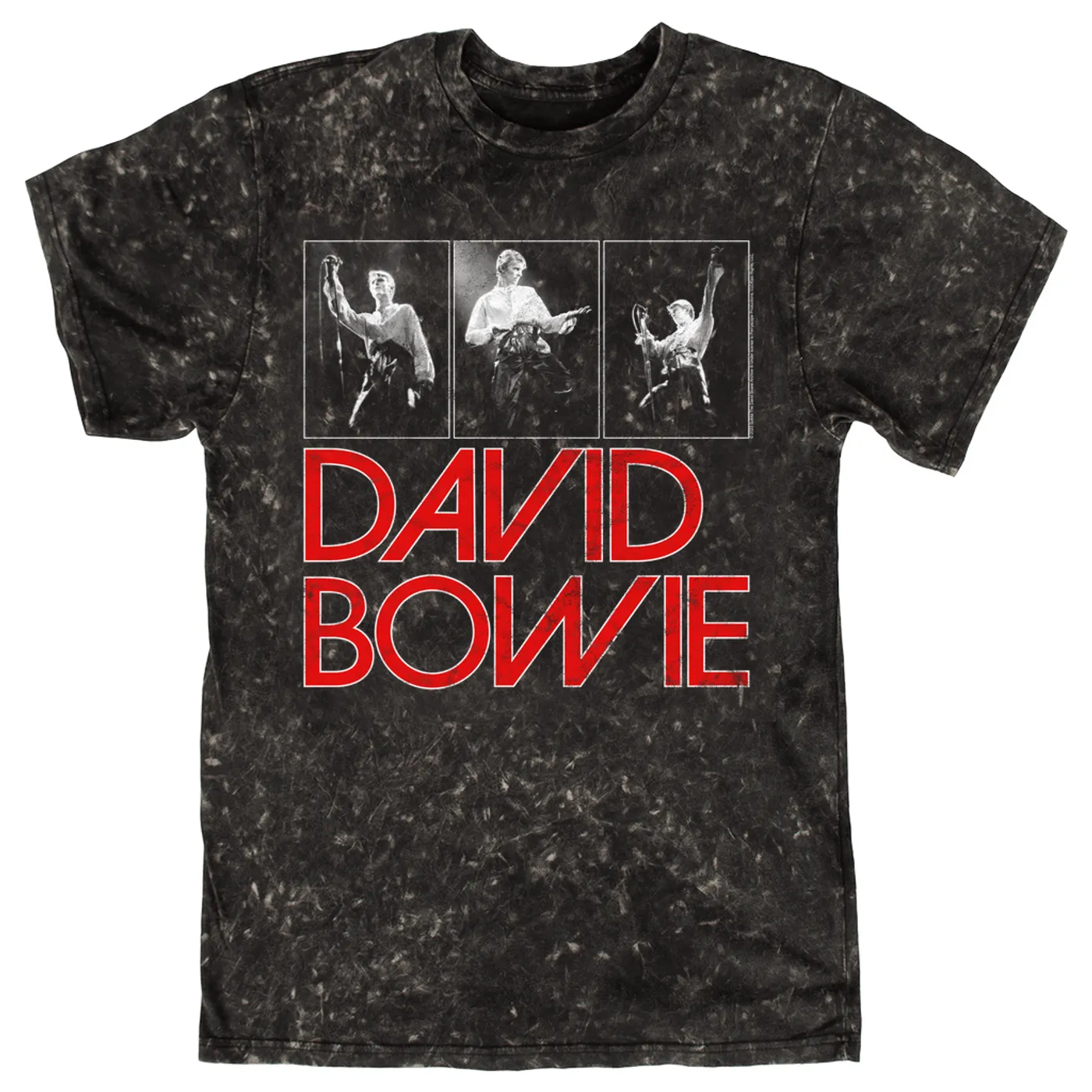 David Bowie T-shirt | Heroes On Stage (Merchbar Exclusive) David Bowie Mineral Wash Shirt