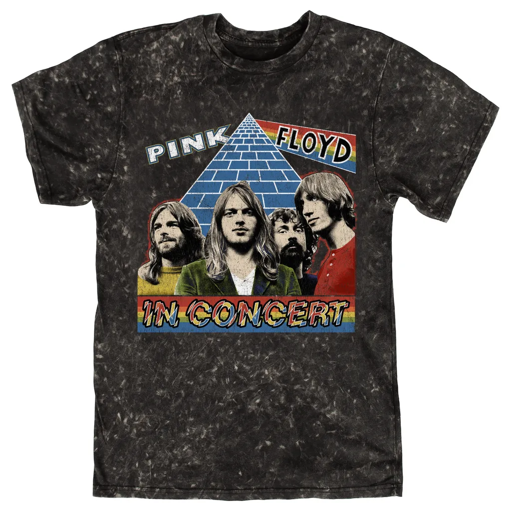 T-shirt | Dark Side Of The Moon In Concert Distressed Mineral Wash Shirt