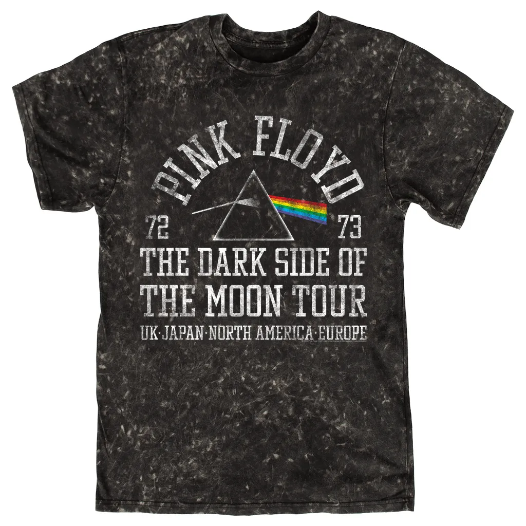 T-shirt | Dark Side Of The Moon World Tour 72-73 Distressed Mineral Wash Shirt