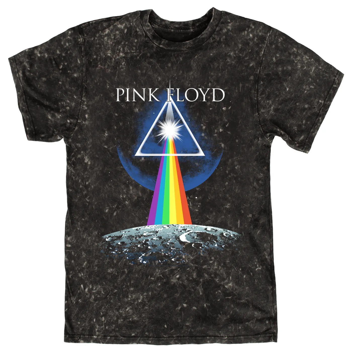 Pink Floyd T-shirt | Dark Side Of The Moon Universe Image Pink Floyd Mineral Wash Shirt