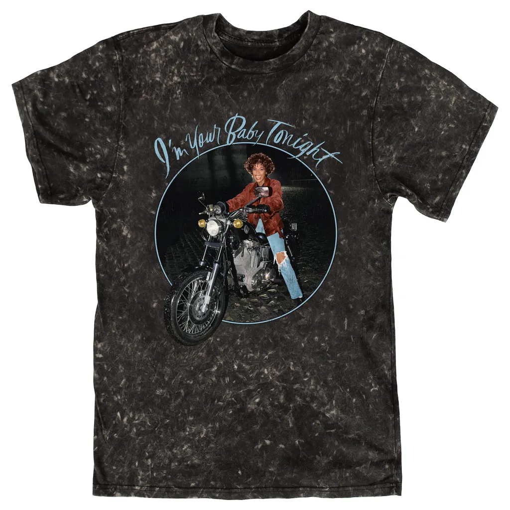 T-shirt | I'm Your Baby Tonight Album Photo Design Distressed (Equineop Exclusive) Mineral Wash Shirt