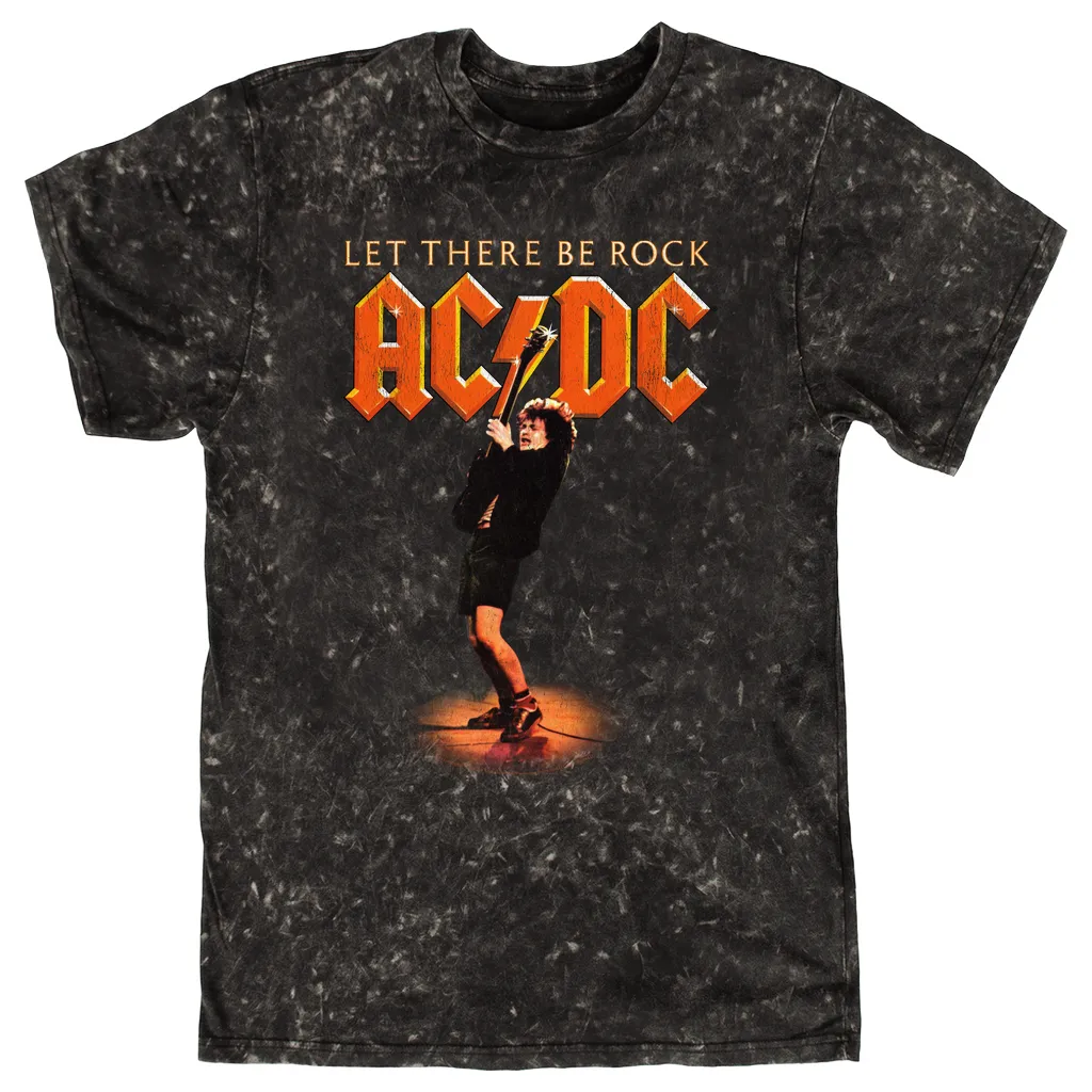 T-shirt | Let There Be Rock Album Image Distressed (Equineop Exclusive) Mineral Wash Shirt