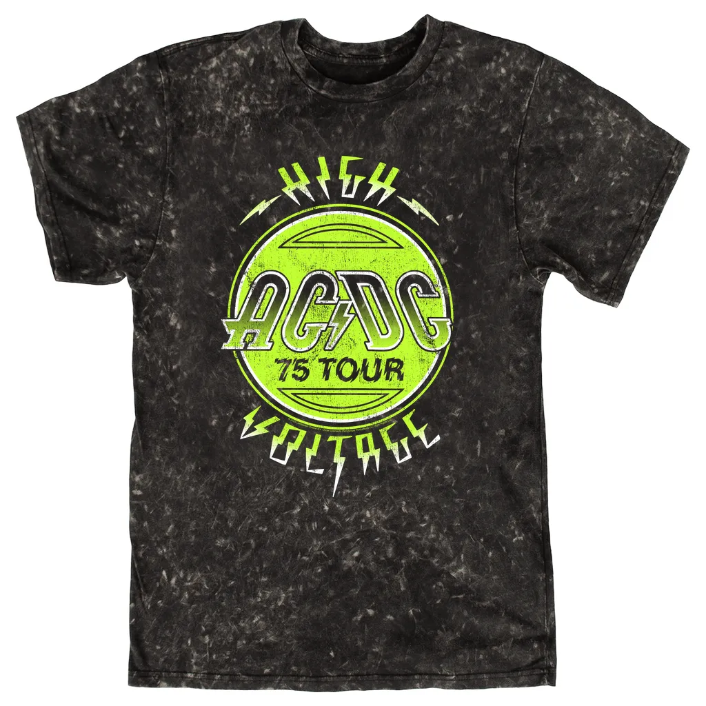 T-shirt | Electric Green High Voltage Design (Equineop Exclusive) Mineral Wash Shirt