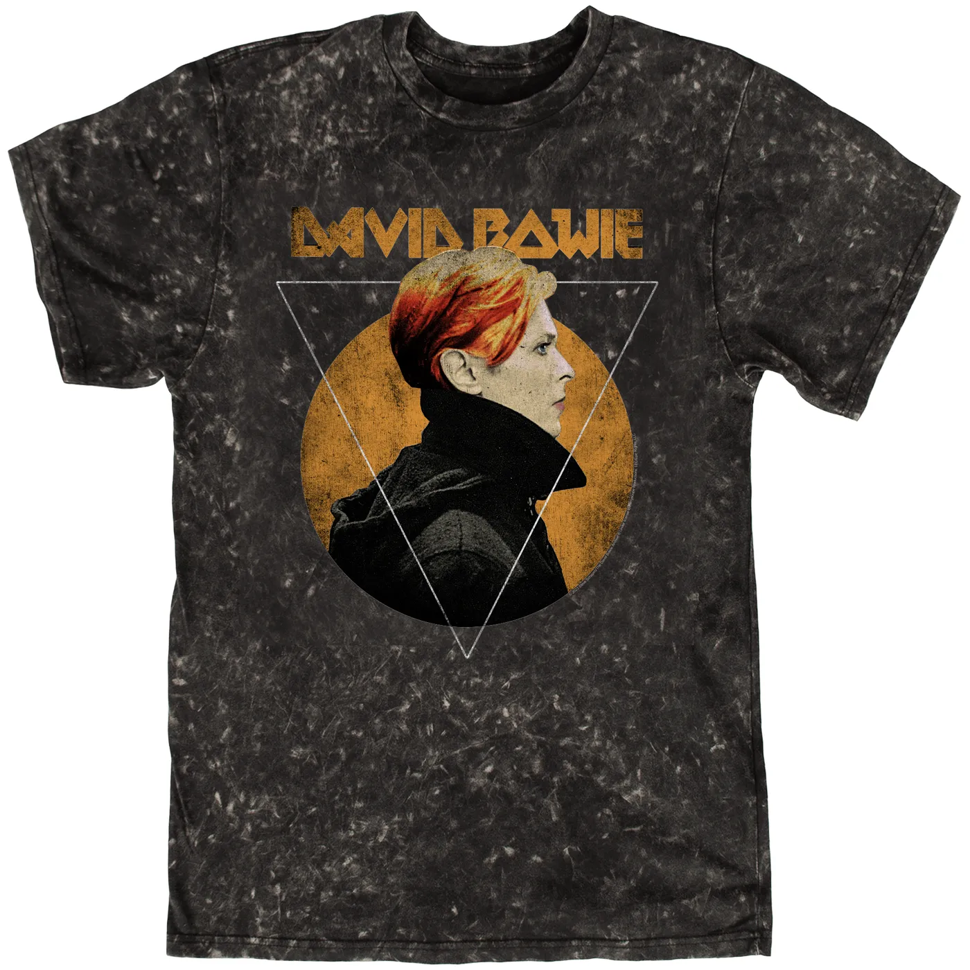 David Bowie T-shirt | Low Album Art Design Distressed (Merchbar Exclusive) David Bowie Mineral Wash Shirt