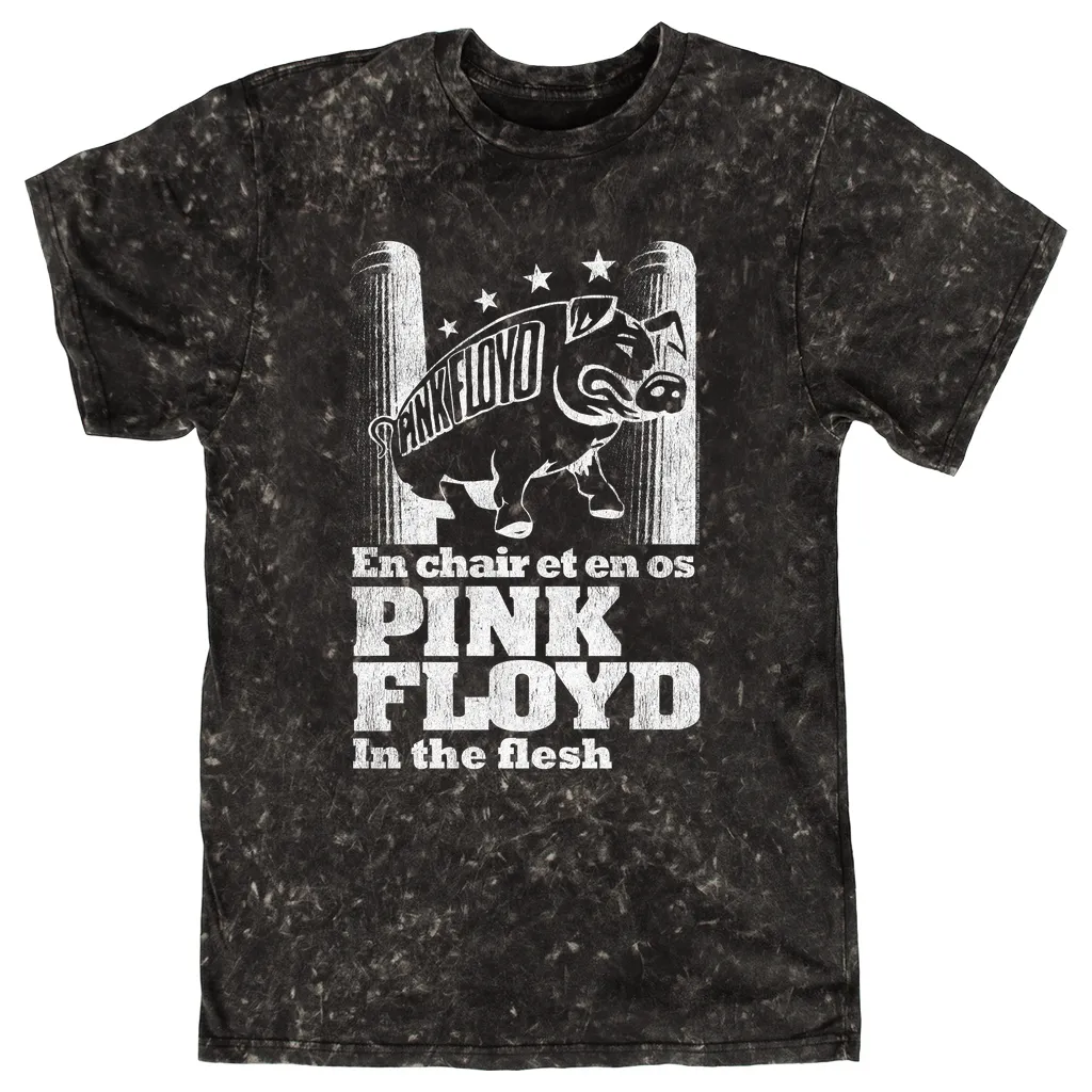 T-shirt | In The Flesh Concert en Français Design Mineral Wash Shirt