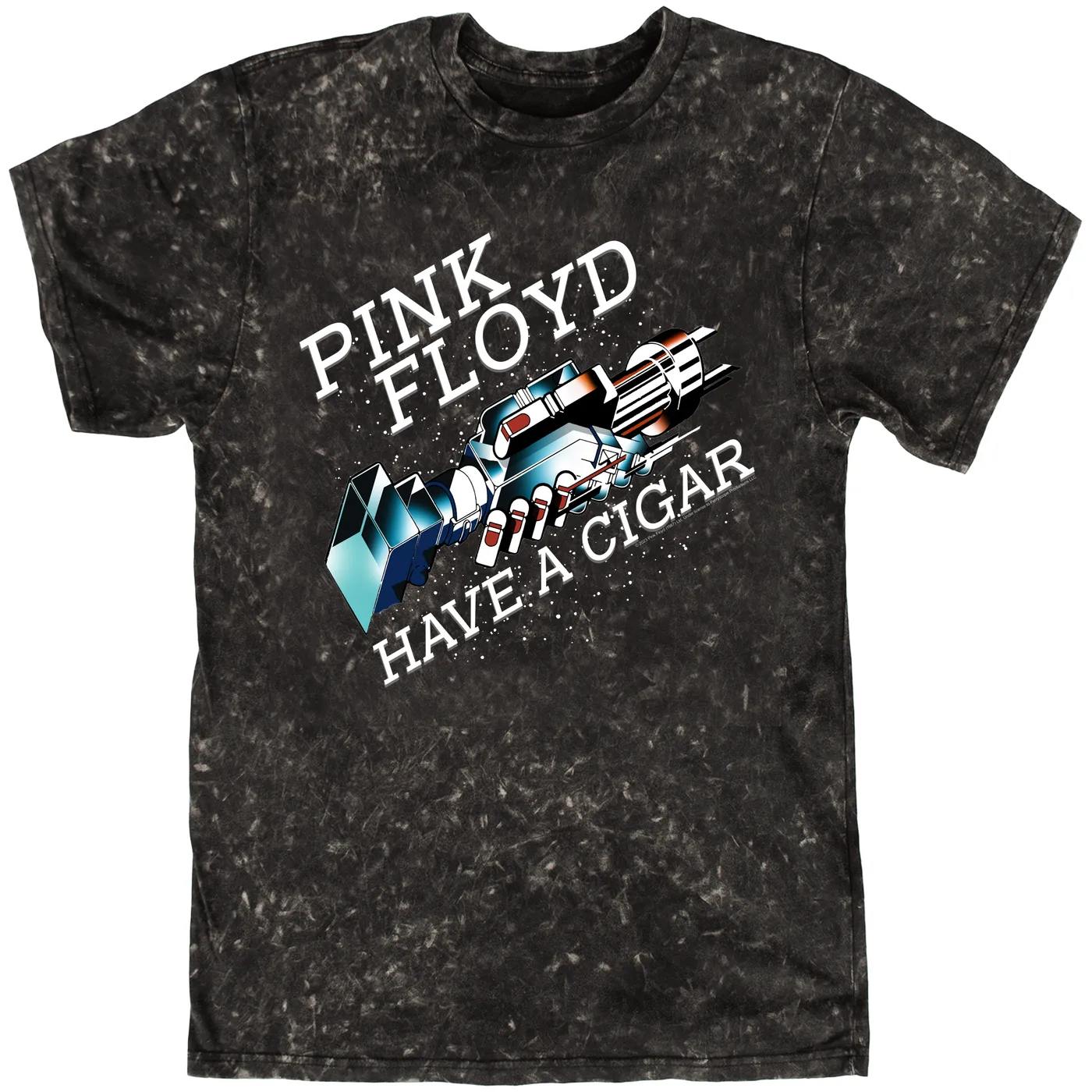 Pink Floyd T-shirt | Have A Cigar Color Album Art Design (Merchbar Exclusive) Pink Floyd Mineral Wash Shirt