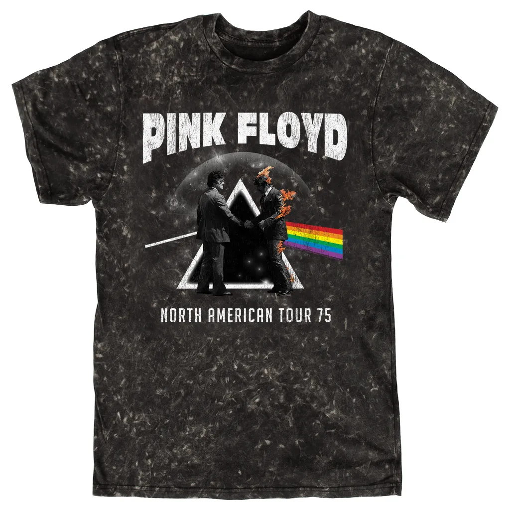 T-shirt | 1975 North American Tour Design Distressed Mineral Wash Shirt