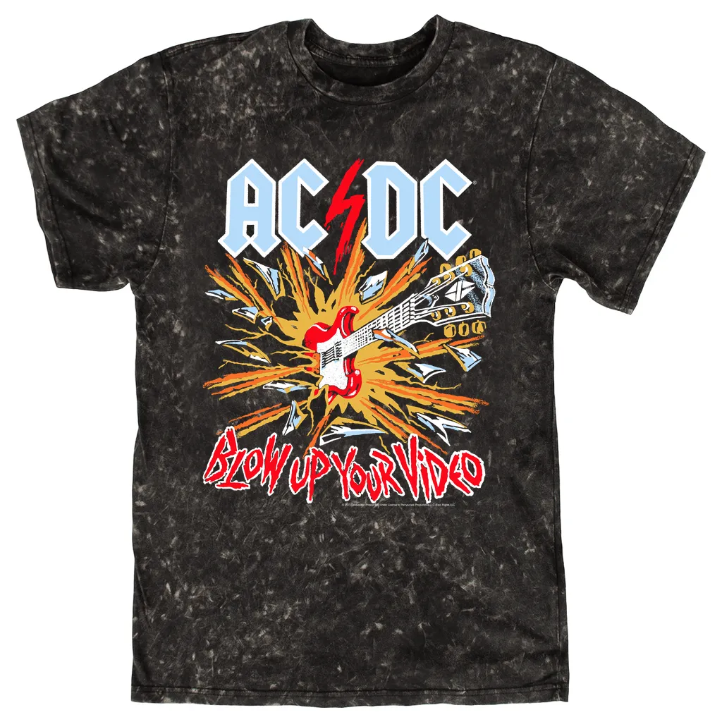 T-shirt | Blow Up Your Video Primary Colors Mineral Wash Shirt