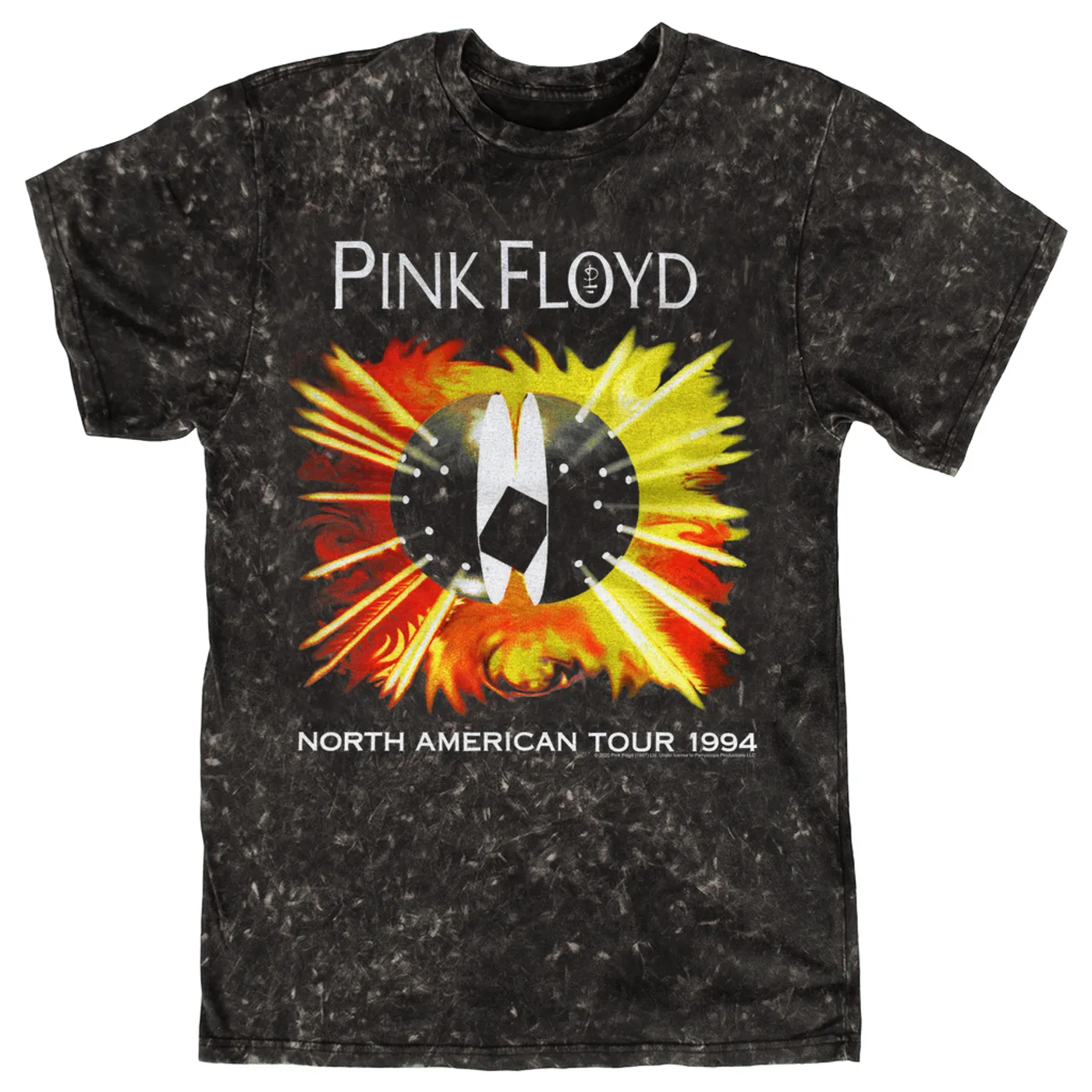 Pink Floyd T-shirt | North American Tour 1994 (Merchbar Exclusive) Pink Floyd Mineral Wash Shirt