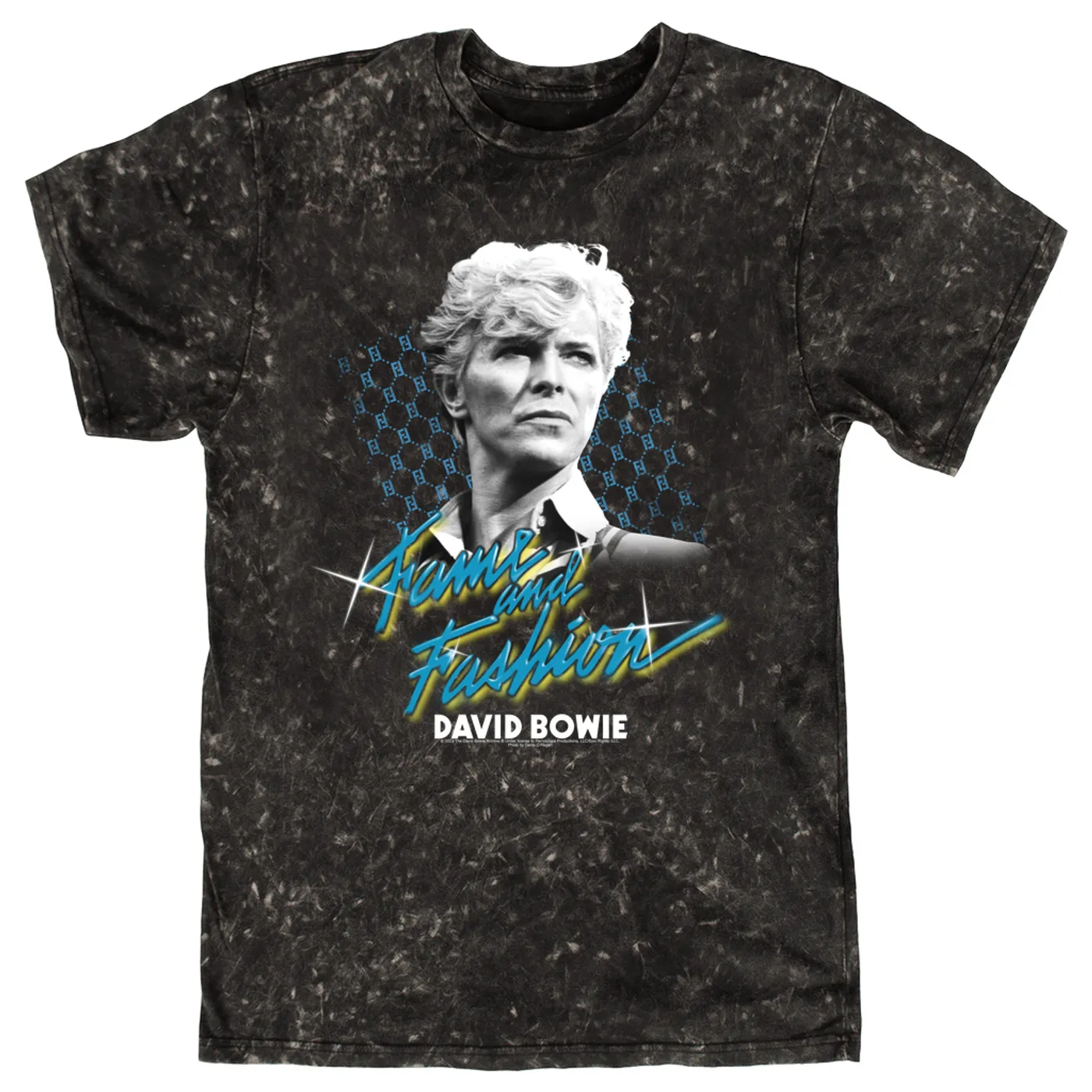 David Bowie T-shirt | Fame And Fashion Design (Merchbar Exclusive) David Bowie Mineral Wash Shirt