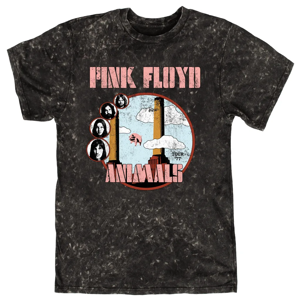 T-shirt | Animals '77 Tour Pastel Design Distressed (Equineop Exclusive) Mineral Wash Shirt