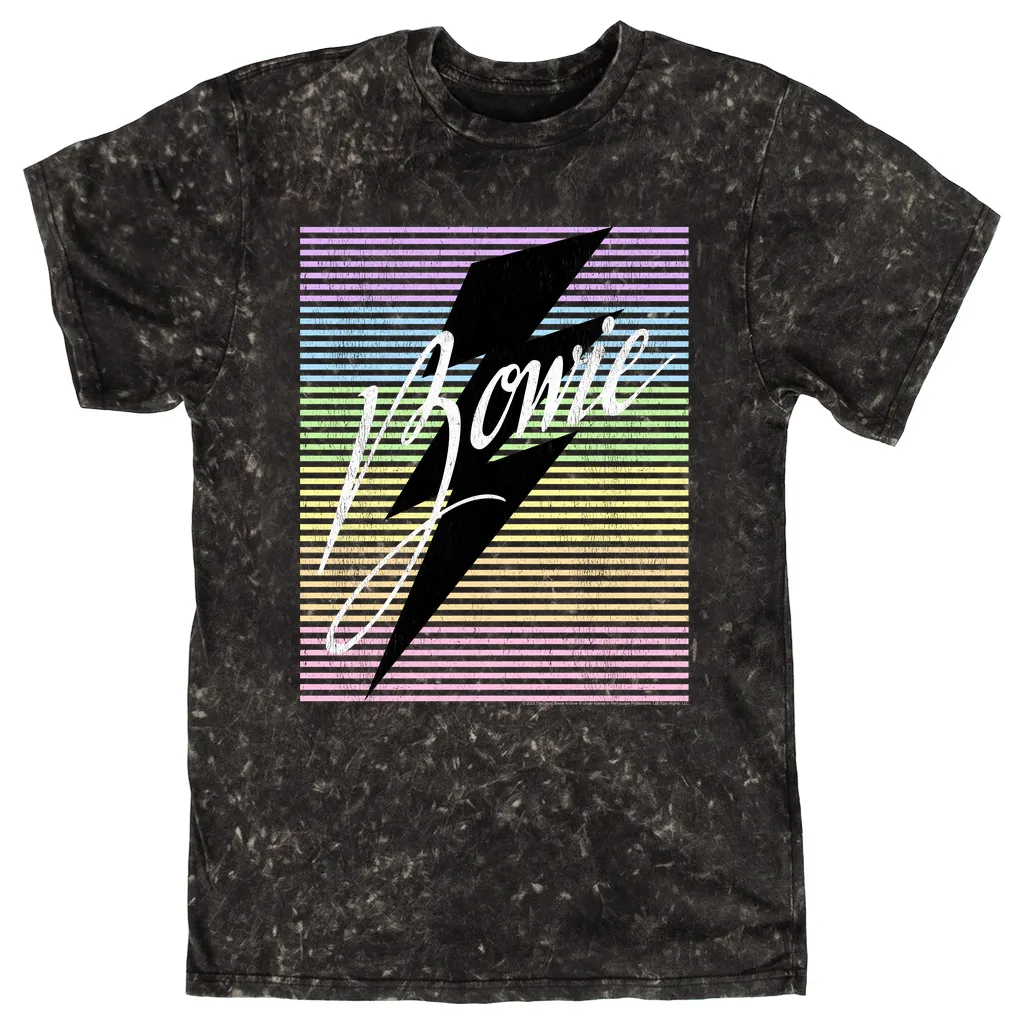 T-shirt | Pastel Rainbow Logo Distressed (Equineop Exclusive) Mineral Wash Shirt