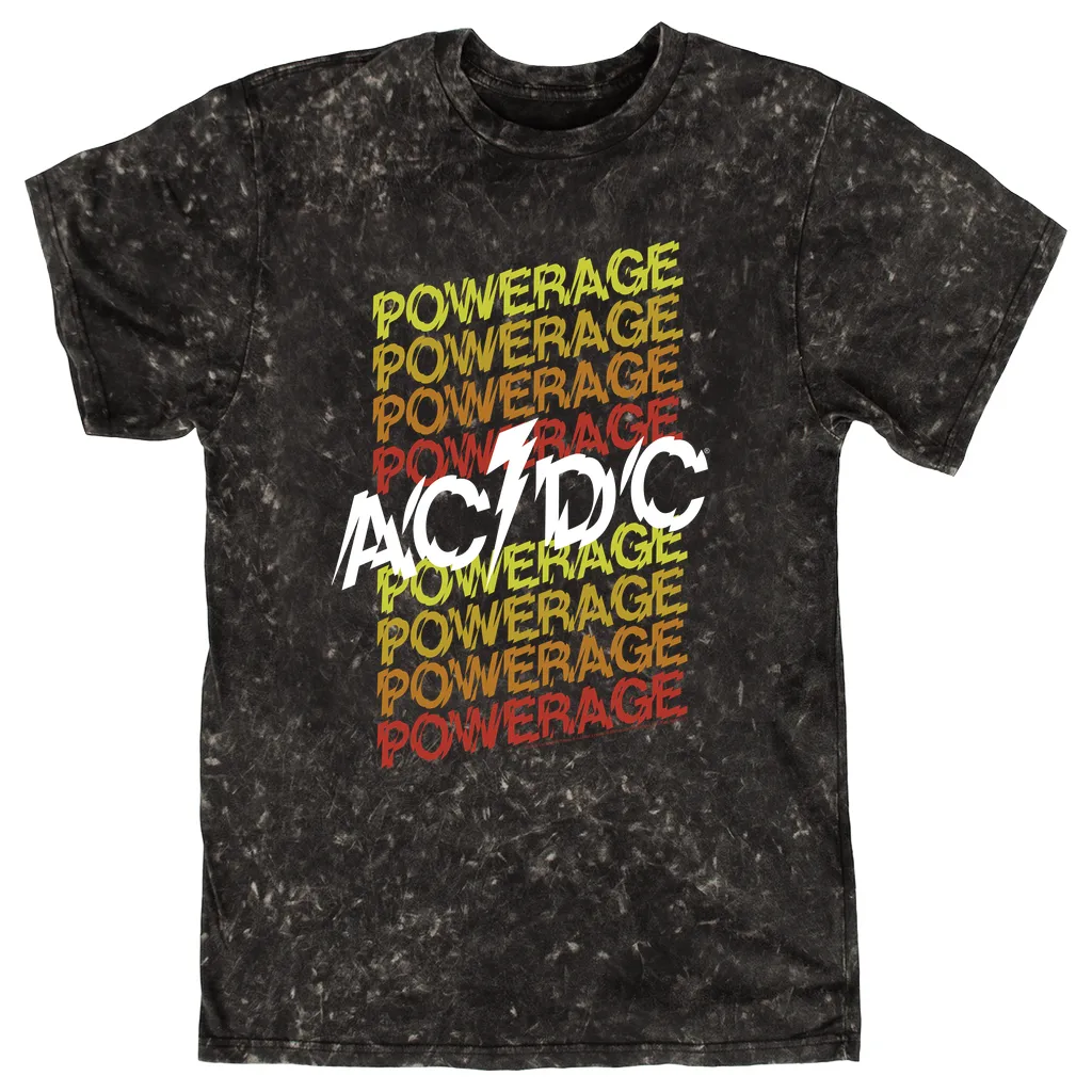 T-shirt | Ombre Powerage, Powerage, Powerage Logo Mineral Wash Shirt