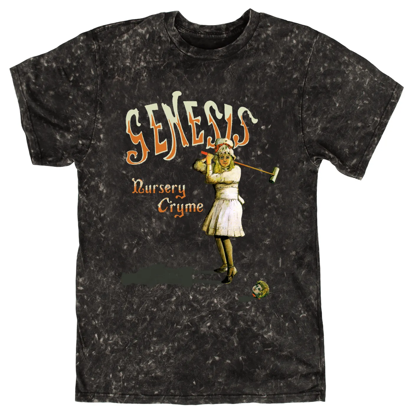 Genesis T-shirt | Nursery Cryme Album Genesis Mineral Wash Shirt