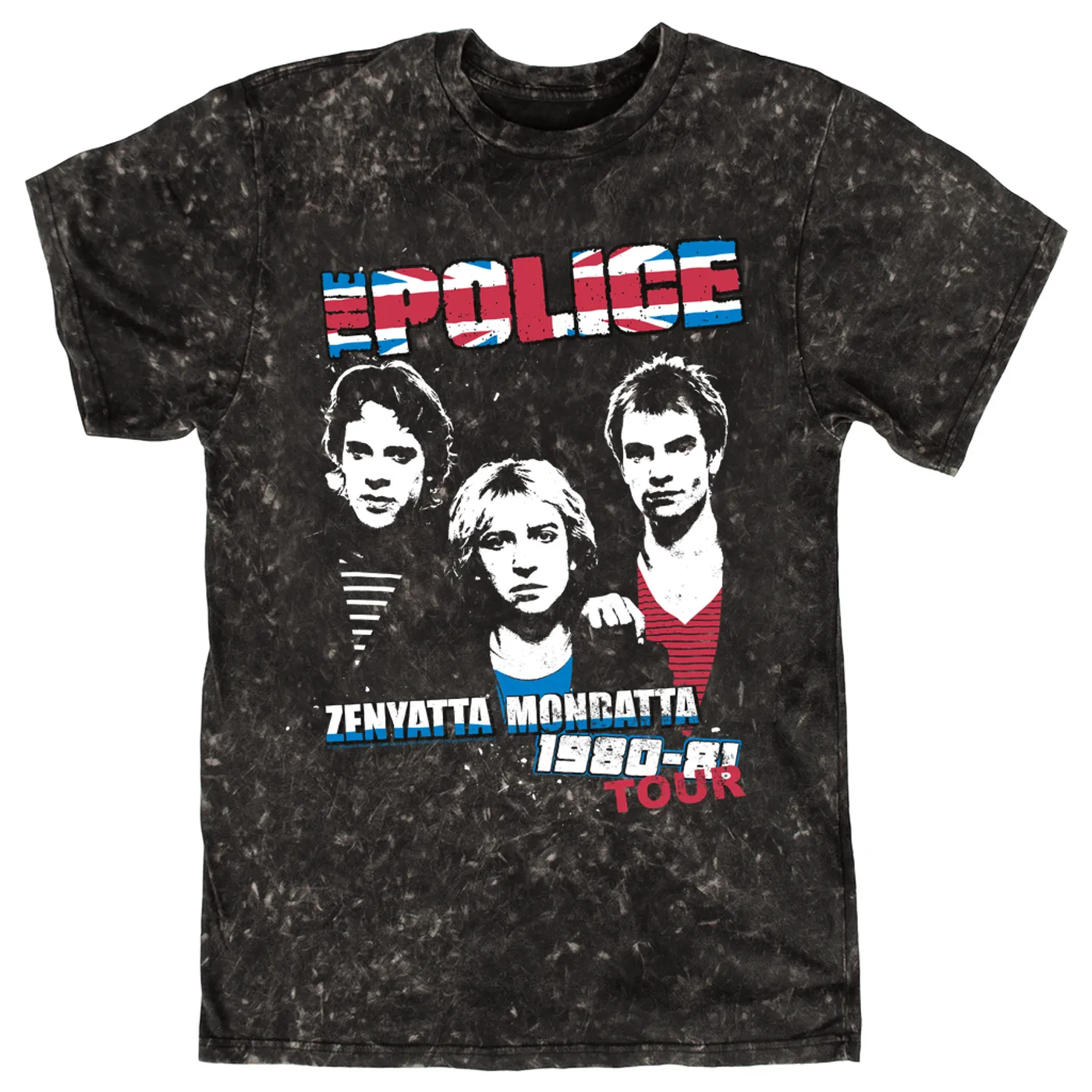 The Police T-shirt | 1981-82 Zenyatta Mondatta Tour The Police Mineral Wash Shirt